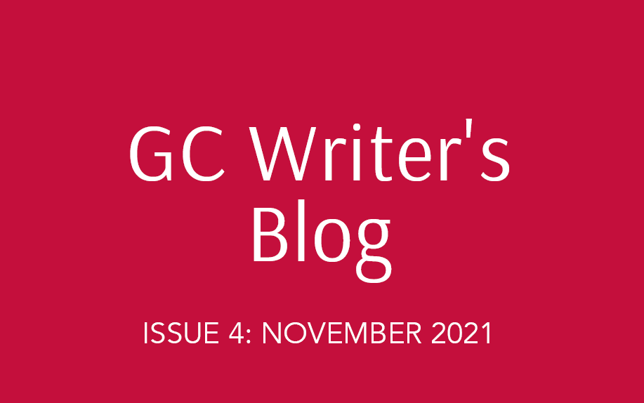 Writer's Blog: Issue 4 Writer's Blog: Issue 4